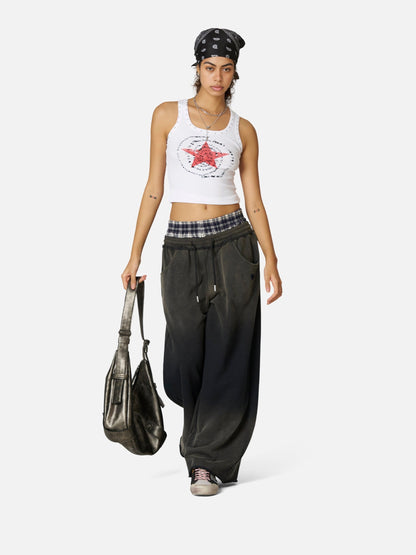 Aelfric Eden Double Waist Vintage Baaggy Sweatpants